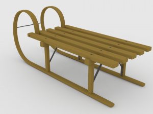 sled 3D 모델