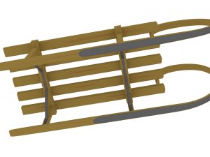 sled 3D 모델