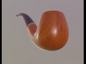 धूम्रपान पाइप 3D मॉडल