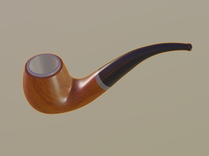 smoking pipe 3D-Modell