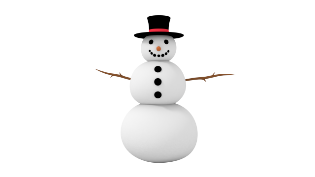 snowman Modelo 3D .c4d .max .obj .3ds .fbx .stl .blend 