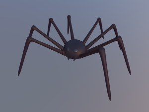halloween toon spider 3D Model