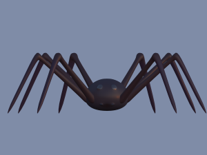 halloween toon spider 3D Модель