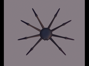 halloween toon spider 3D Модель