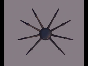 halloween toon spider 3D Model