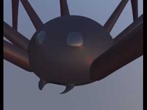 halloween toon spider 3D Модель