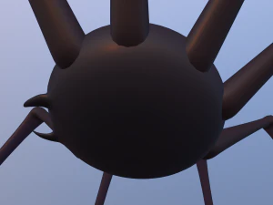halloween toon spider 3D Model