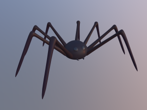halloween toon spider 3D Модель