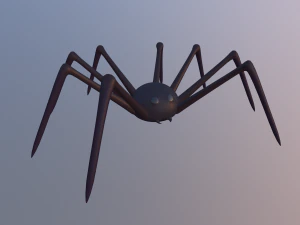 halloween toon spider 3D Model
