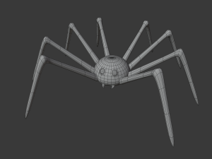 halloween toon spider 3D Модель