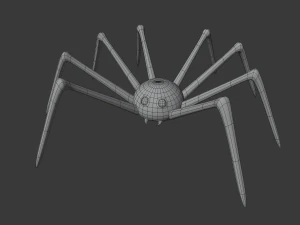 halloween toon spider 3D Model