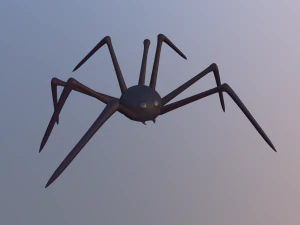 halloween toon spider 3D Model