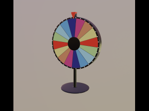 spinning wheel Model 3D