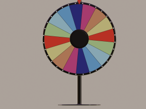 spinning wheel 3D 모델