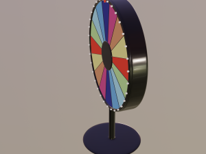 spinning wheel 3D 모델