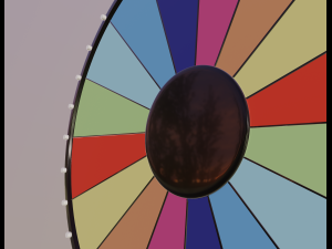 spinning wheel 3D 모델