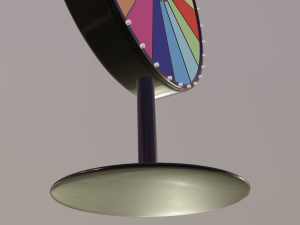 spinning wheel 3D 모델