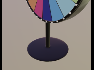 spinning wheel 3D 모델