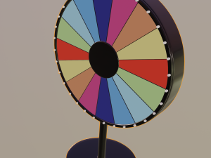 spinning wheel 3D 모델