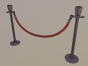 stanchions Modèle 3D