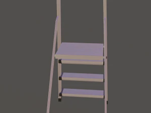 Stehleiter 3D Modell