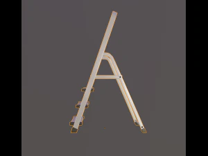 Stehleiter 3D Modell