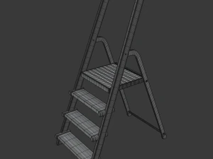 Stehleiter 3D Modell