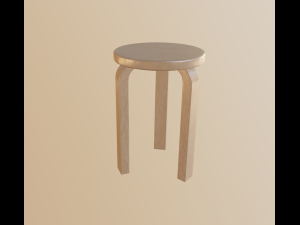 stool 3 legs 3D Model