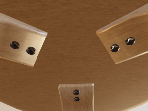 stool 3 legs Model 3D
