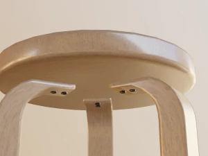 stool 3 legs 3D Model