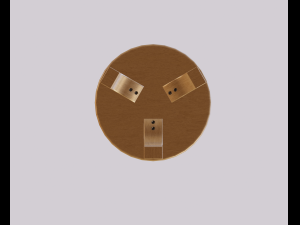 stool 3 legs Model 3D