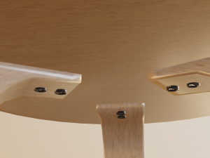 stool 3 legs Model 3D