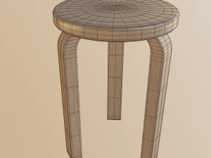 stool 3 legs 3D Model