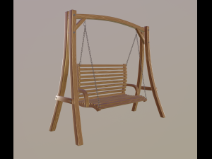 swing chair 3D 模型