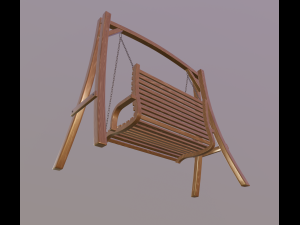 swing chair 3D 模型