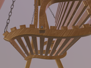 swing chair 3D 模型