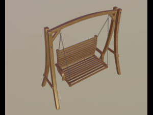 swing chair 3D 模型