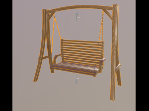 swing chair 3D 模型