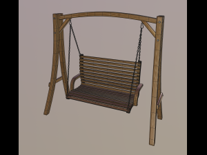 swing chair 3D 模型