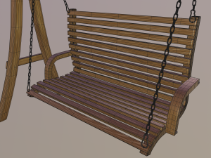 swing chair 3D 模型