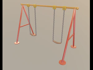 huśtawki Model 3D