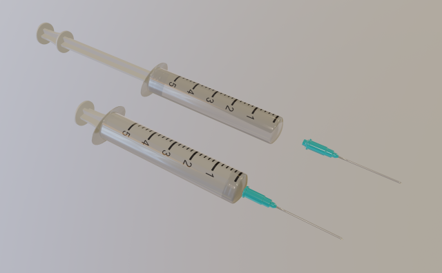syringe Modelo 3D .c4d .max .obj .3ds .fbx .stl .blend 