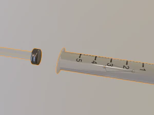 seringa Modelo 3D