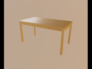 table Modèle 3D