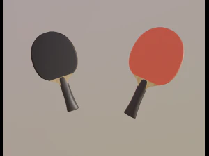 racchetta da ping pong Modello 3D