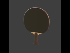 table tennis bat 3D Model