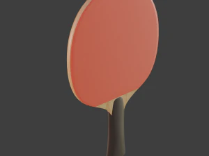 table tennis bat 3D Model