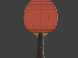 table tennis bat 3D Model