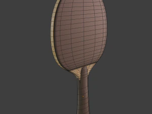 table tennis bat 3D Model