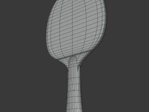 table tennis bat 3D Model